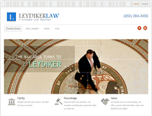 Tablet Screenshot of leydikerlaw.com